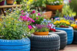 Bancs publics éco-responsables : donnez une seconde vie aux pneus recyclés pour la décoration urbaine