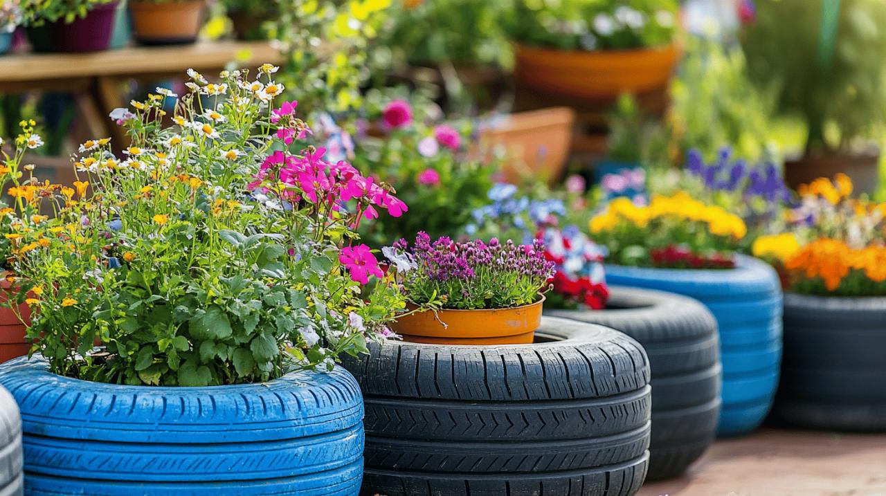 Bancs publics éco-responsables : donnez une seconde vie aux pneus recyclés pour la décoration urbaine